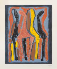 Marino Marini, (Italian, 1901-1980), Untitled (from Goethe), 1979