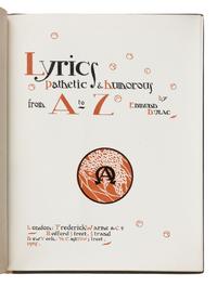 Dulac, Edmund (1882-1953). Lyrics Pathetic & Humorous from A to Z . London and New York: Frederick Warne & Co., 1908.