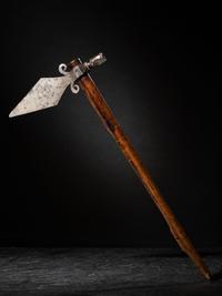 Engraved Spontoon Pipe Tomahawk, Attributed to Chief Hole in the Day