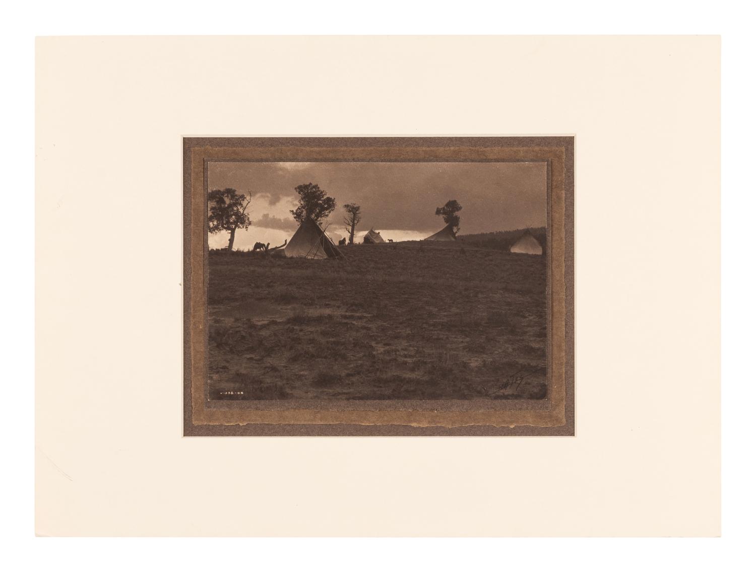 Edward S. Curtis (1868-1952) Hilltop Camp – Jicarilla, 1904