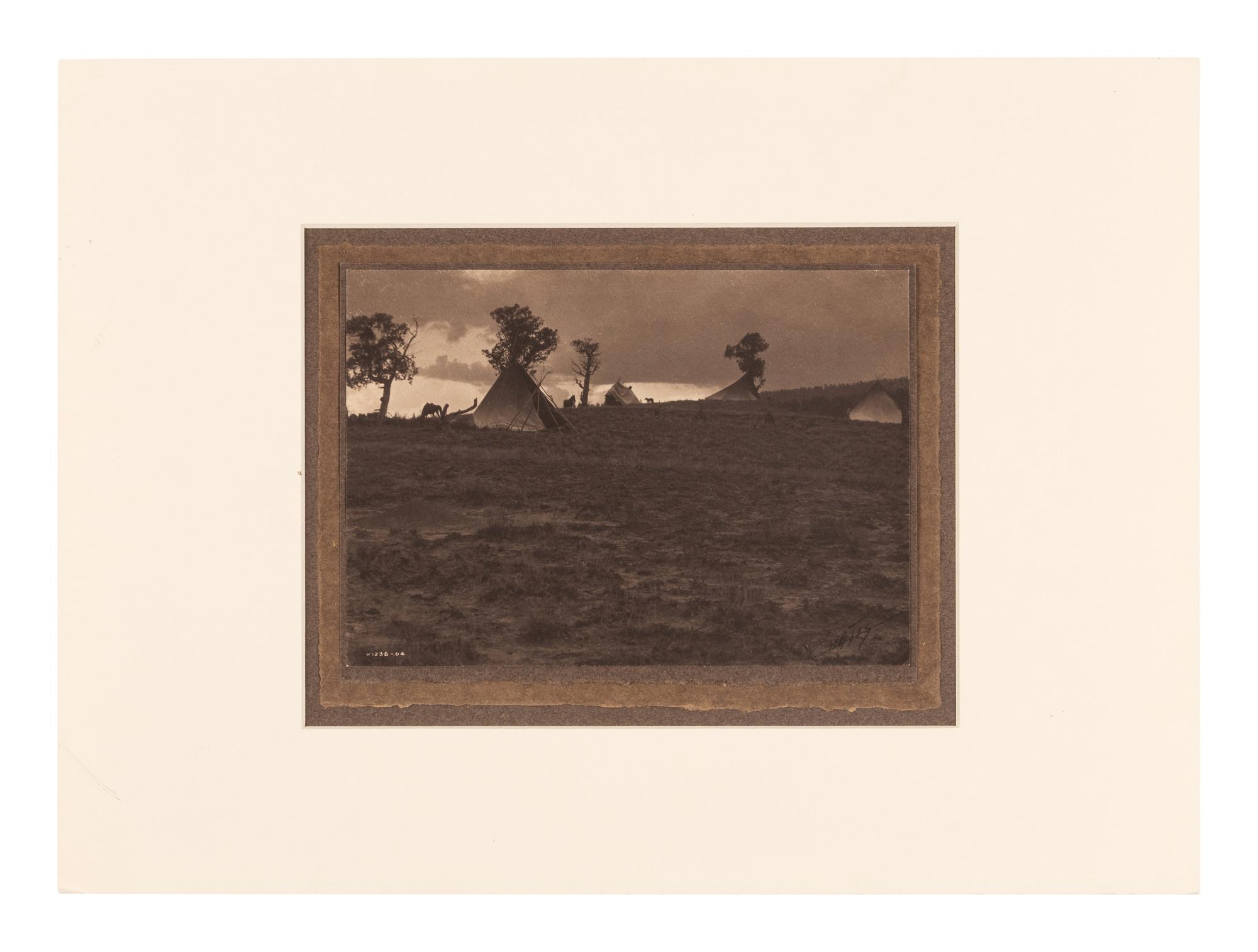 Edward S. Curtis (1868-1952) Hilltop Camp – Jicarilla, 1904