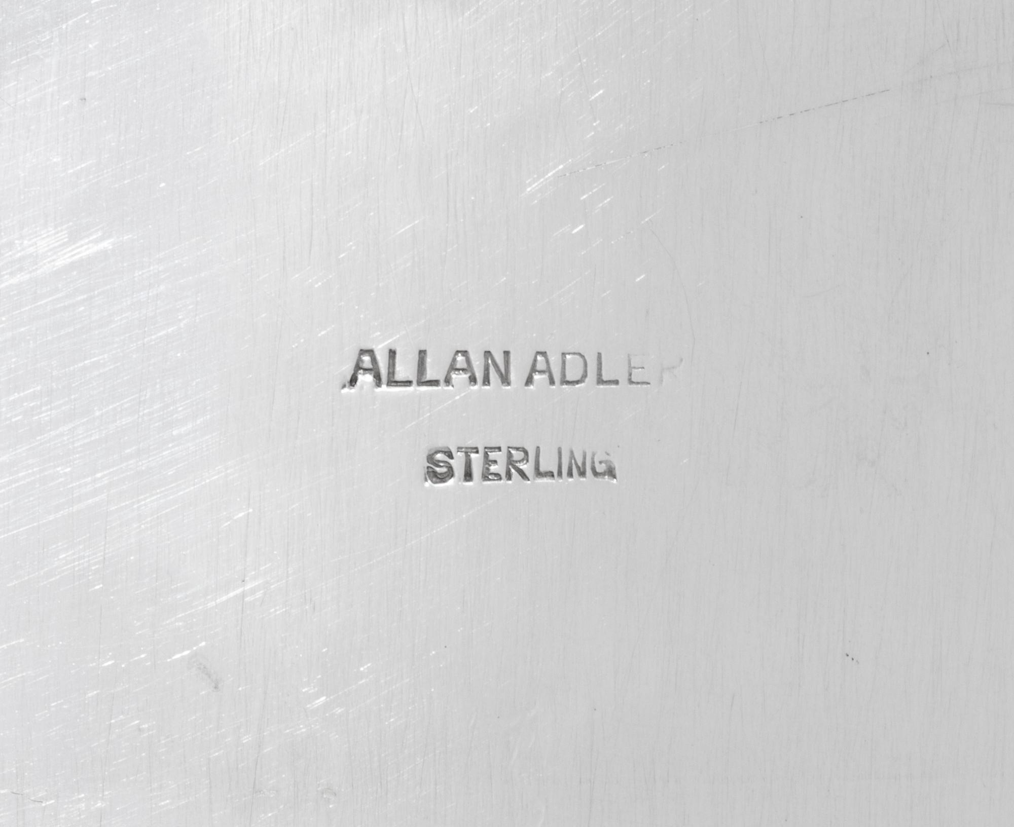 Two Allan Adler Silver Table Articles