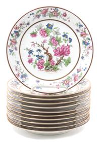 A Set of Eleven Limoges Dinner Plates Diameter 8 3/8 inches. — C. AHRENFELDT