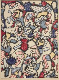 Jean Dubuffet (French, 1901-1985) - Samedi Tantôt