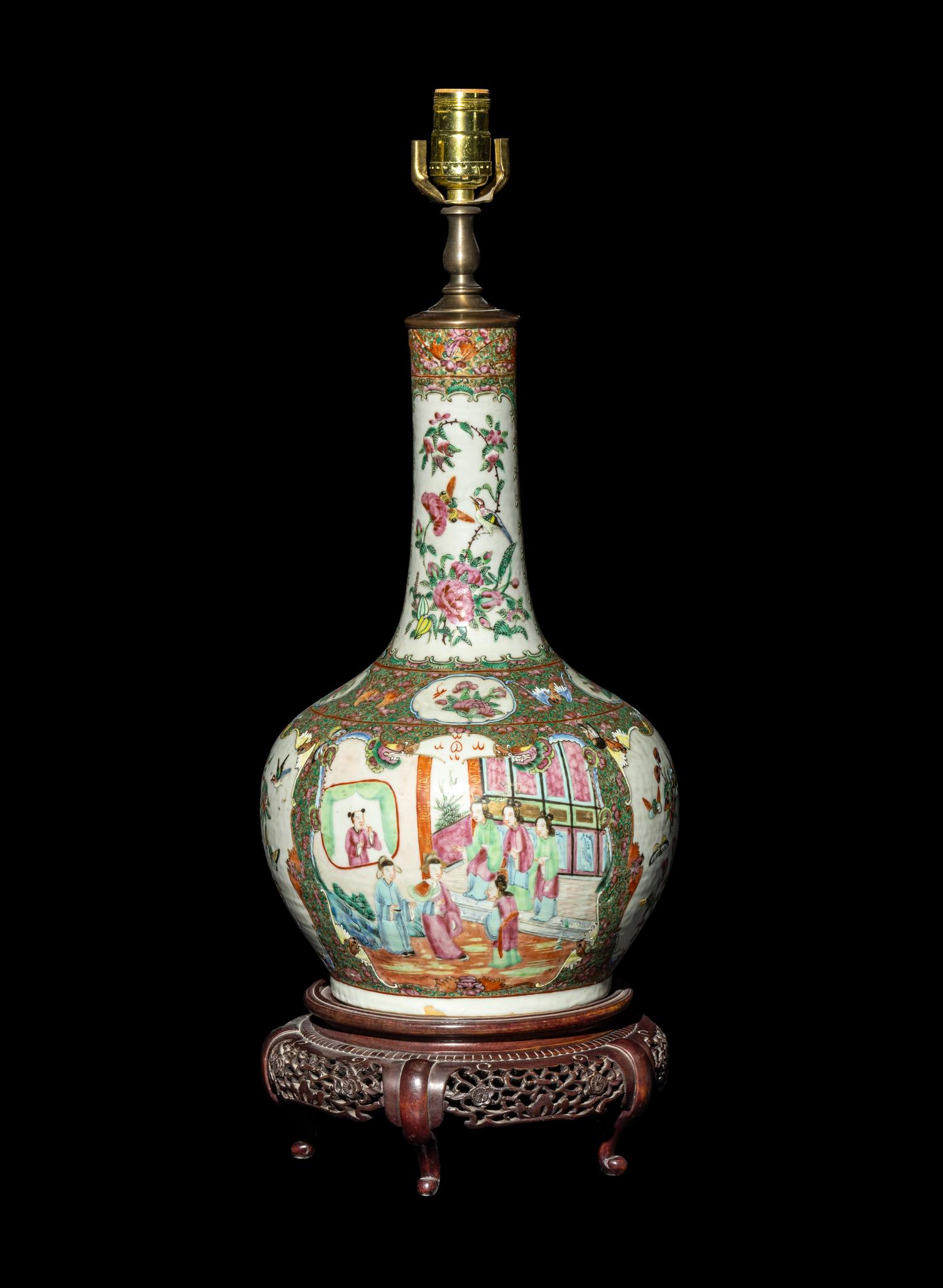 Two Chinese Famille Rose Porcelain Wares