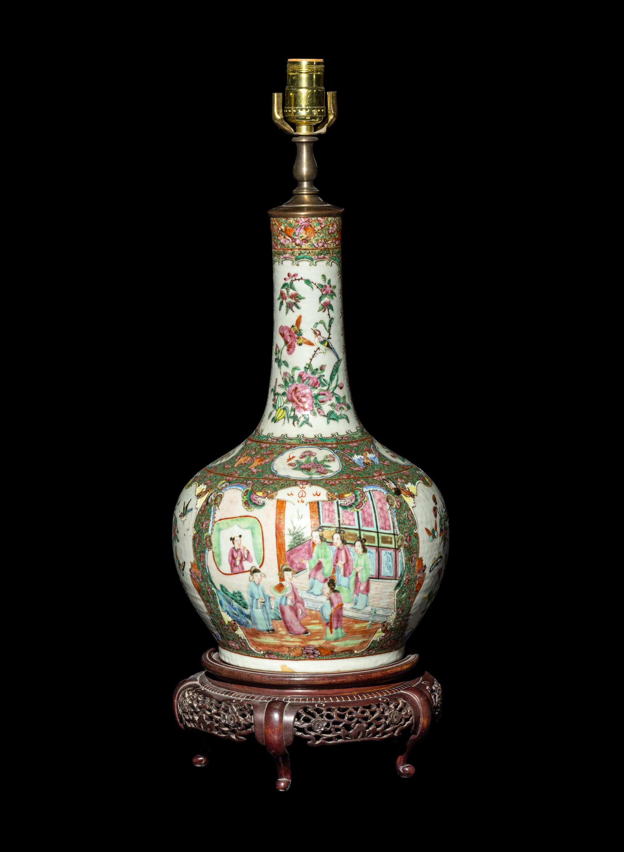 Two Chinese Famille Rose Porcelain Wares