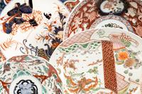 Seven Japanese Imari and Kutani Porcelain Wares