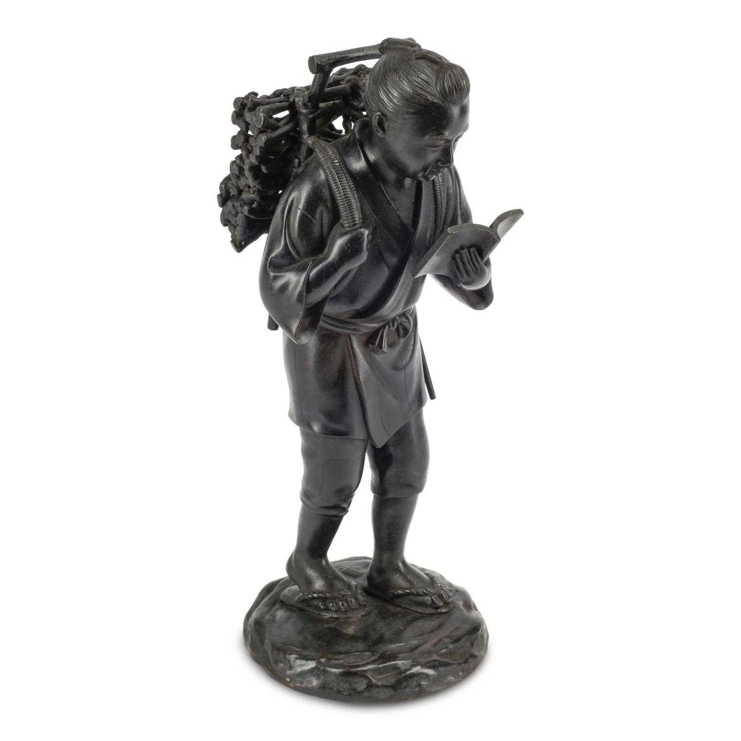 A Japanese Bronze Figure