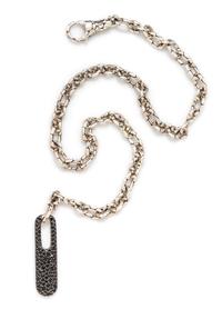 A Sterling Silver and Black Sapphire 'Kali' Pendant Necklace, John Hardy, 39.30 dwts.