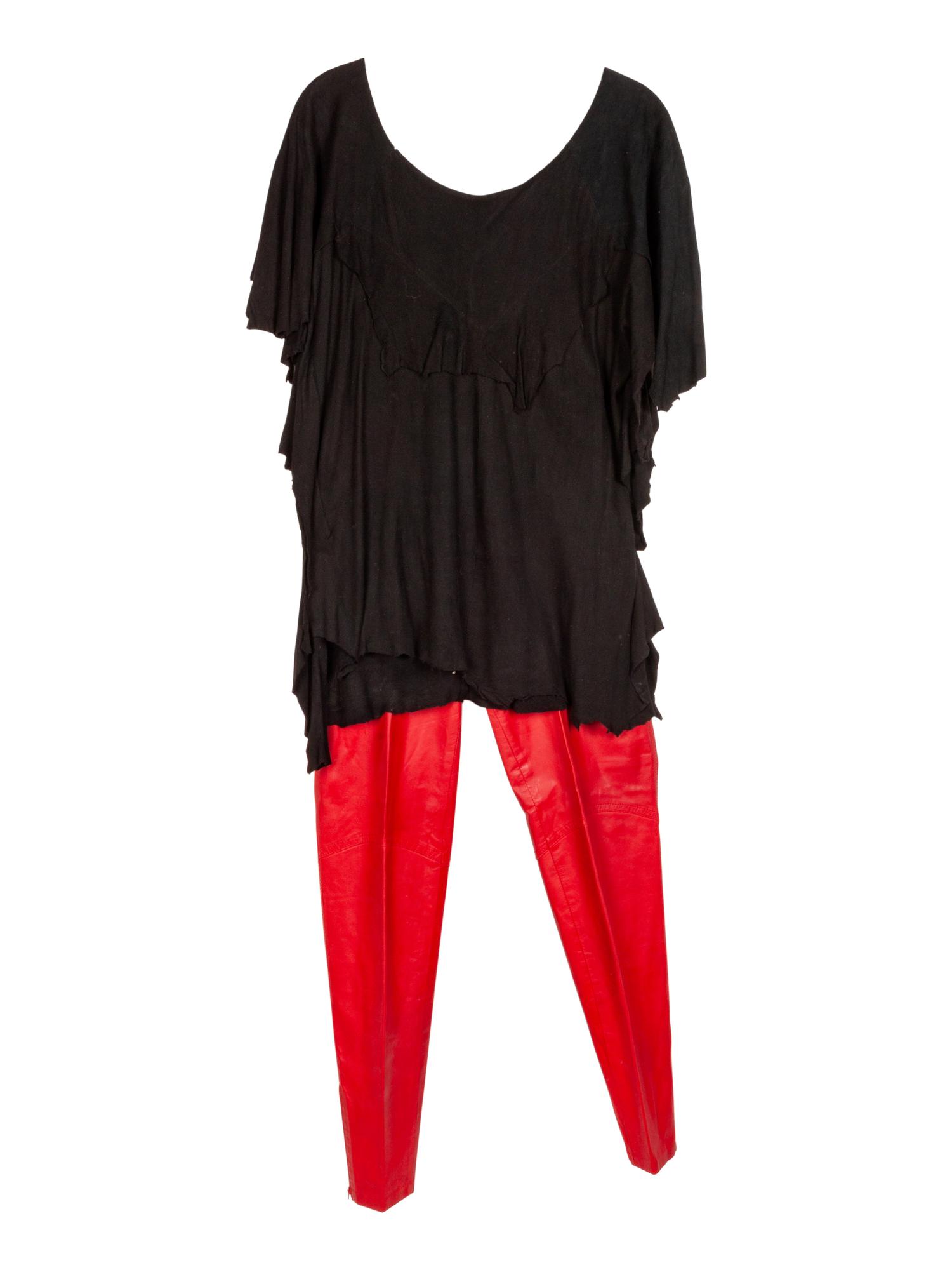 Five pieces of Leather Women's Western Rodeo Wear