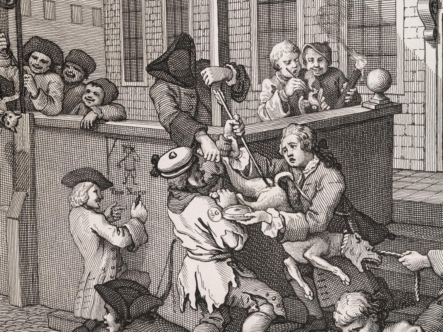 The Four Stages of Cruelty (the complete set of four prints)