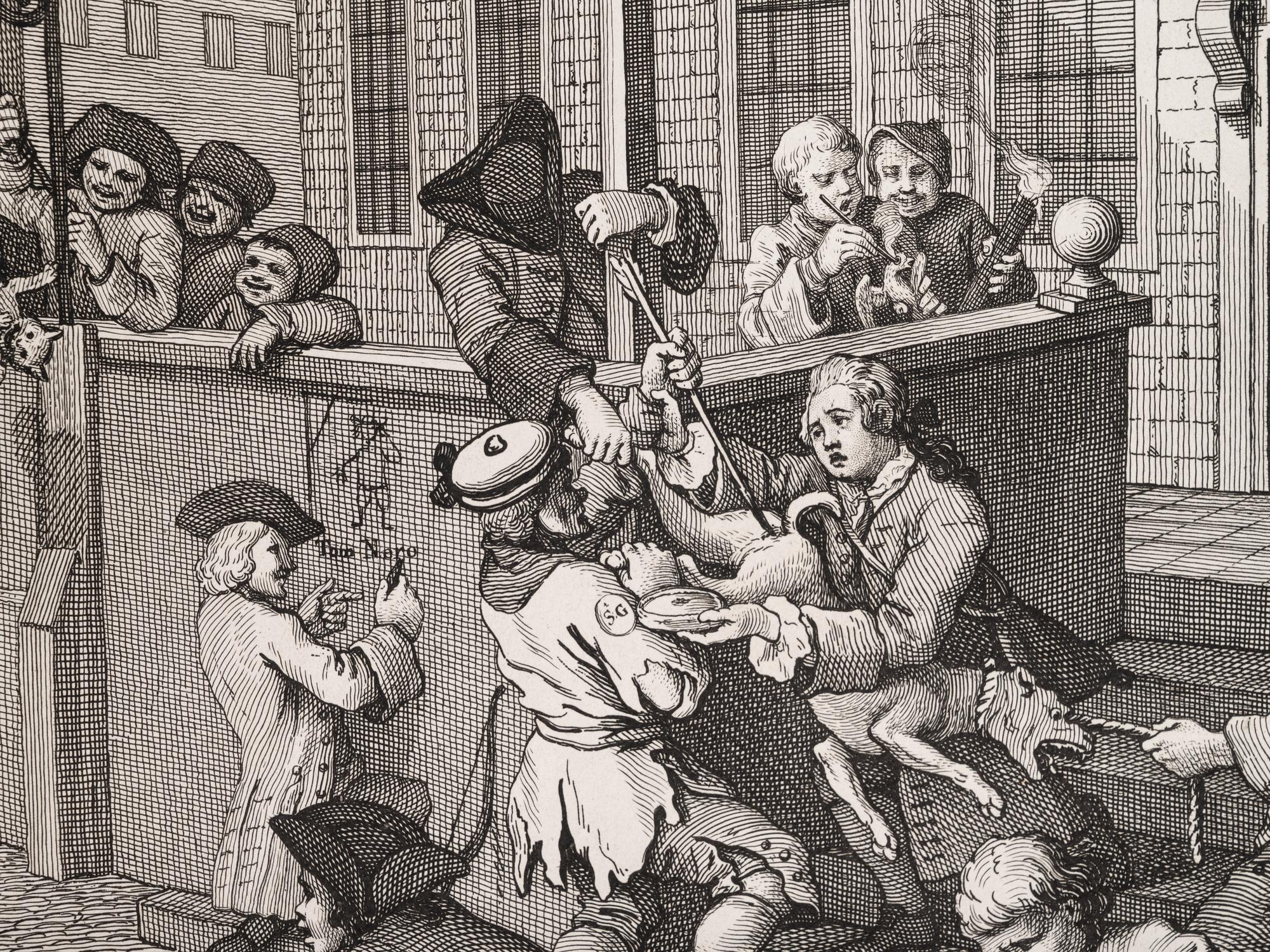 The Four Stages of Cruelty (the complete set of four prints)