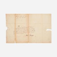 [Autographs & Manuscripts] Anne, Queen, of Great Britain Manuscript Document, signed