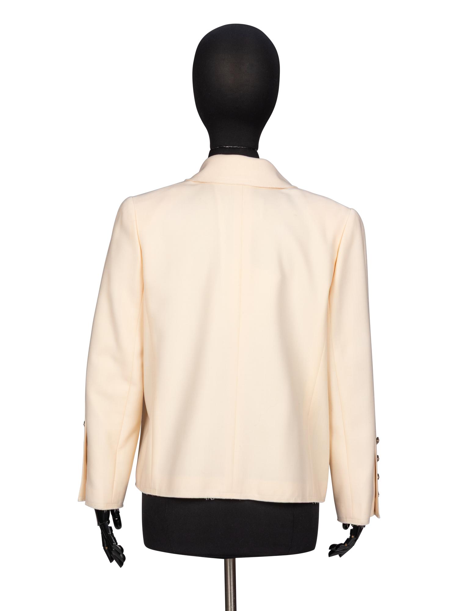 Chanel, Cream Wool Jacket
