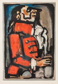 Georges Rouault, (French, 1871-1958), Laquais, from Les Fleurs du Mal, 1937