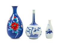 Three Japanese Porcelain Vases