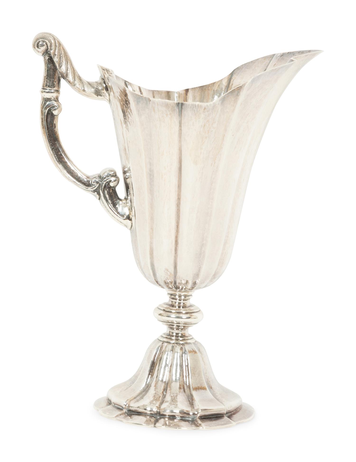 A Buccellatti Silver Augburg Ewer