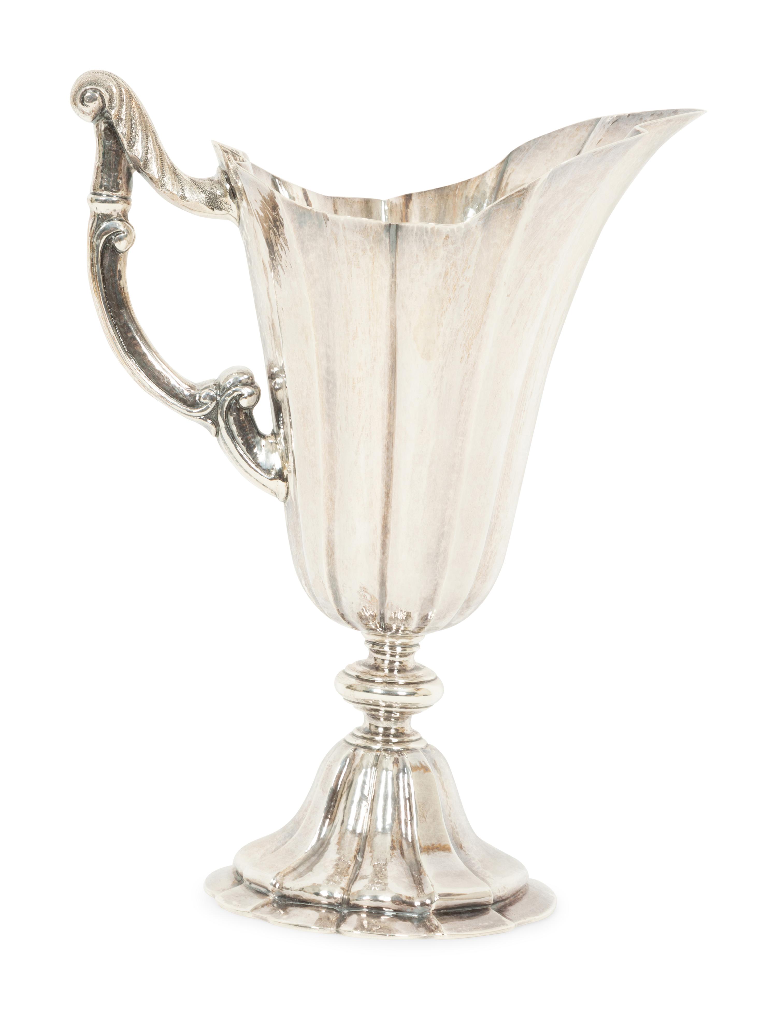 A Buccellatti Silver Augburg Ewer