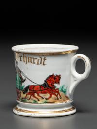 A Brewery Deliveryman's Porcelain Occupational Shaving Mug