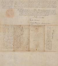 [Presidential] Adams, John. Manuscript Document, signed