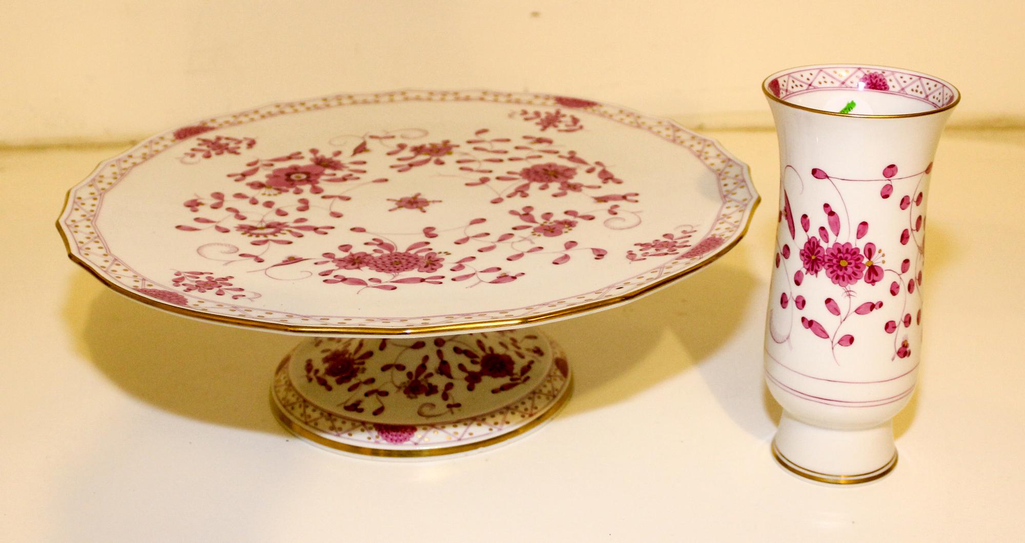 Two Meissen Porcelain Articles Diameter of first 13 inches. — 19TH/20TH CENTURY