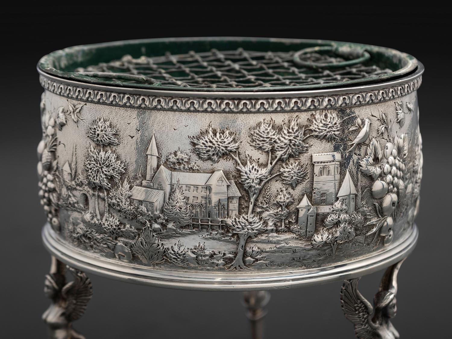 Three American Silver Centerpiece Jardinieres