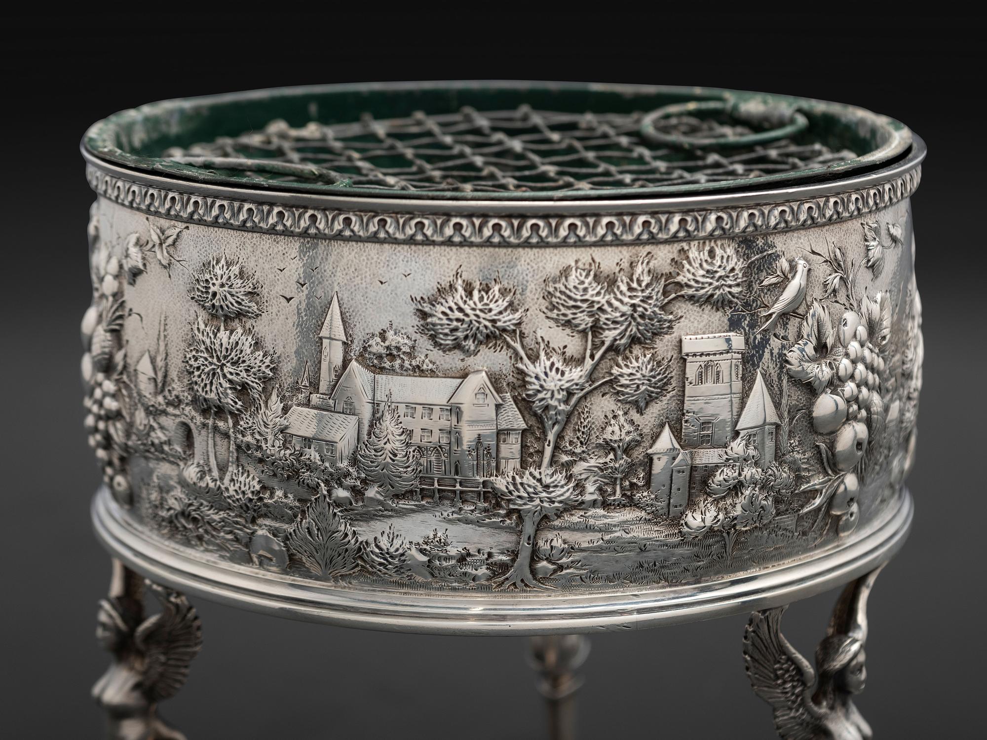 Three American Silver Centerpiece Jardinieres