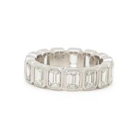 PLATINUM AND DIAMOND ETERNITY BAND