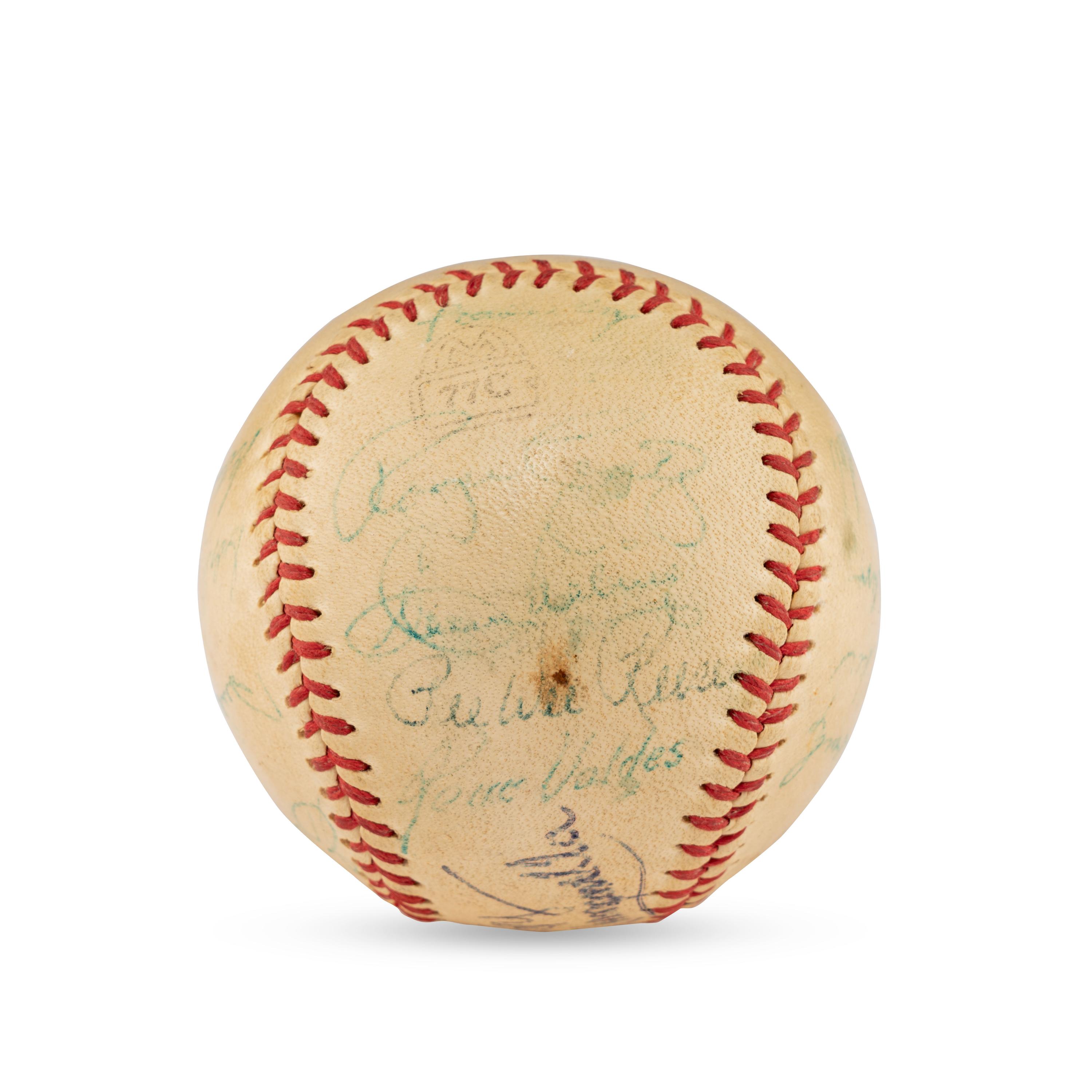 A 1957 Brooklyn Dodgers Team Signed Autograph Baseball (Beckett Authentication Services Letter of Authenticity)