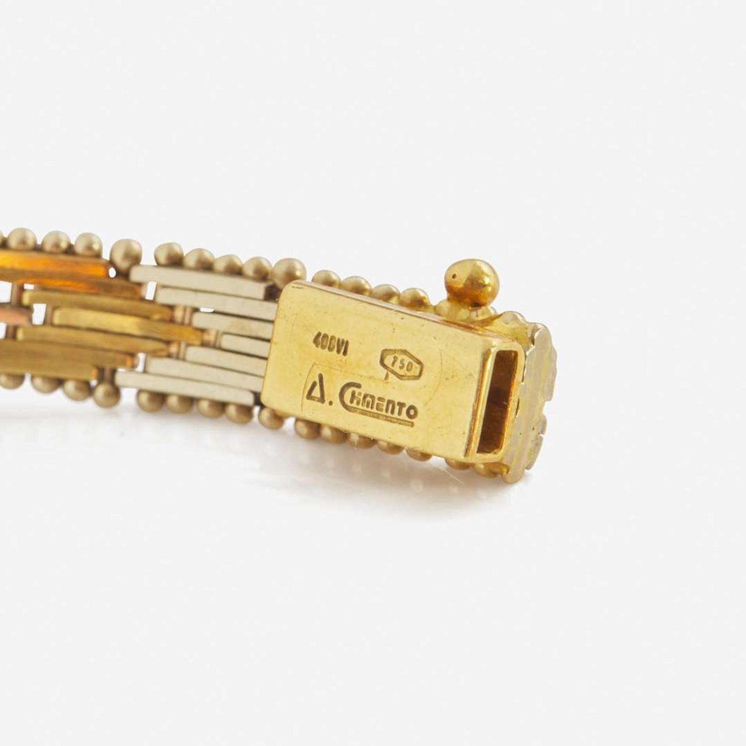 An 18K Yellow Gold Chimento Necklace