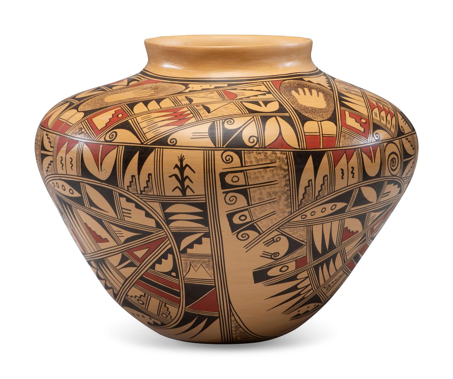 Large Mesmerizing Pottery Jar