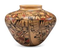 Large Mesmerizing Pottery Jar