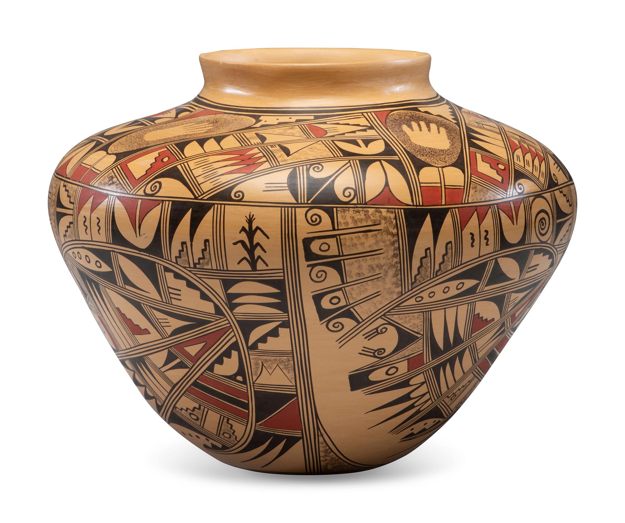 Large Mesmerizing Pottery Jar
