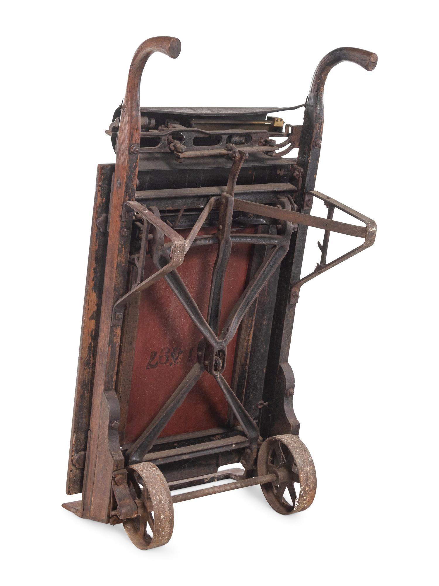 An American Hand Truck with Scale