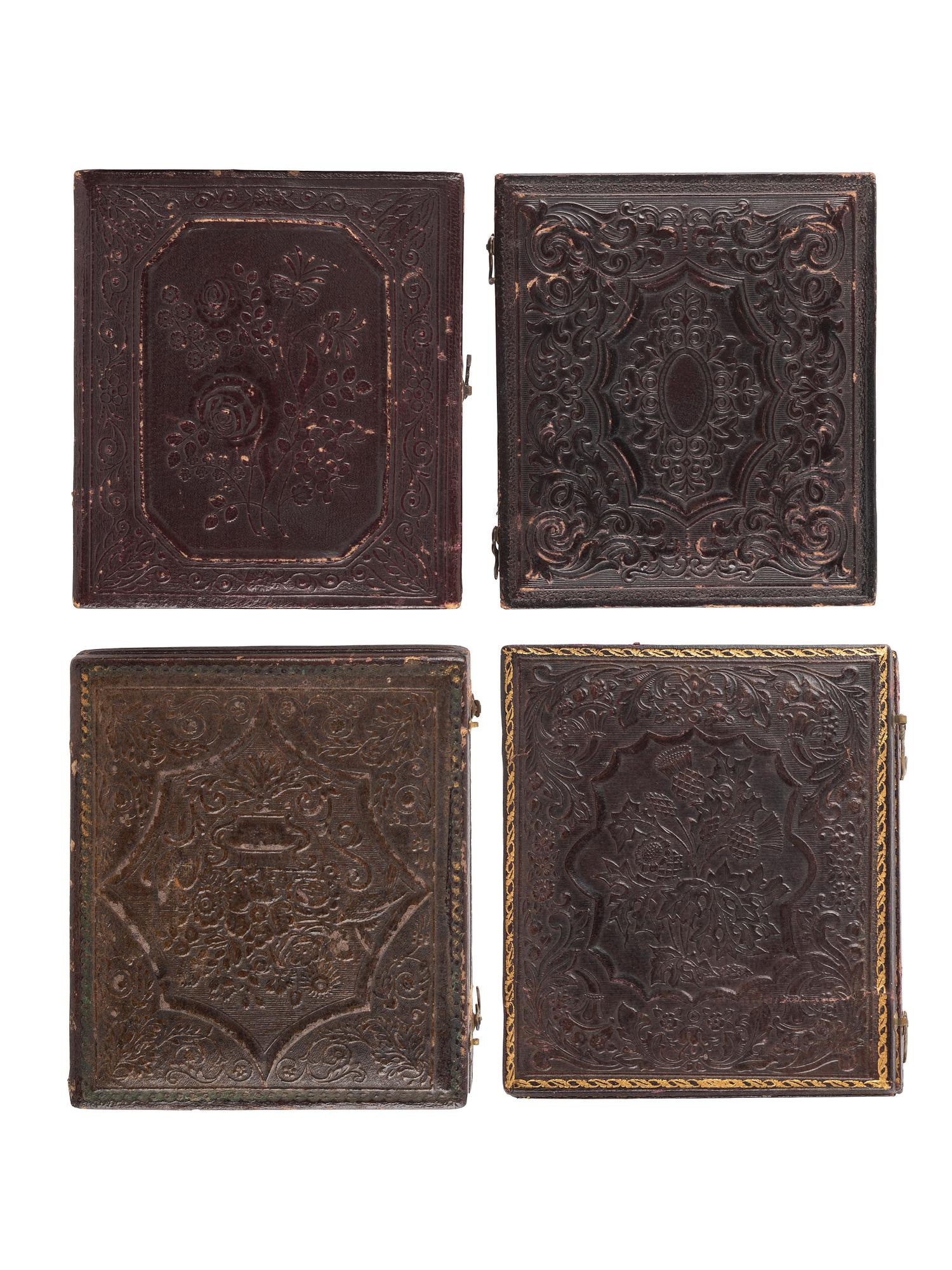 [EARLY PHOTOGRAPHY]. A group of 24 daguerreotypes of lovely young women, including: