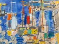 Boats in Harbor, 1969