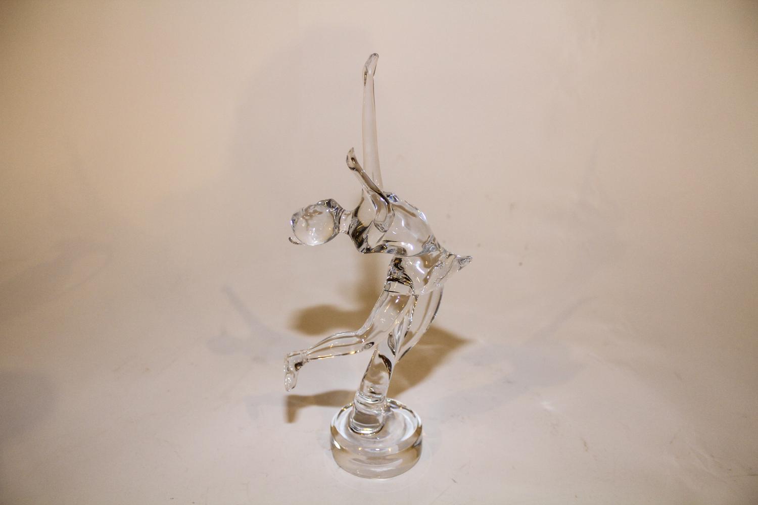 A Baccarat Glass Figure Height 11 1/2 inches. — SECOND HALF 20TH CENTURY