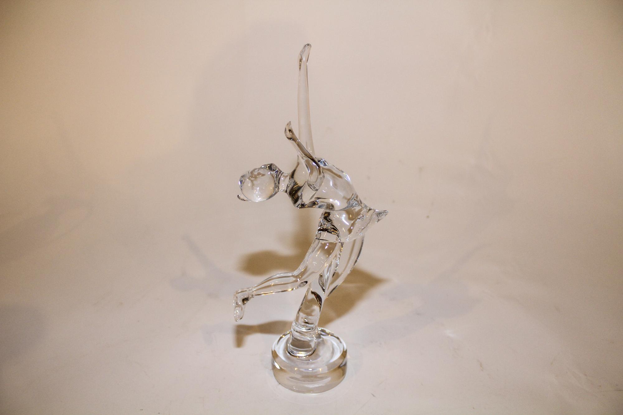 A Baccarat Glass Figure Height 11 1/2 inches. — SECOND HALF 20TH CENTURY
