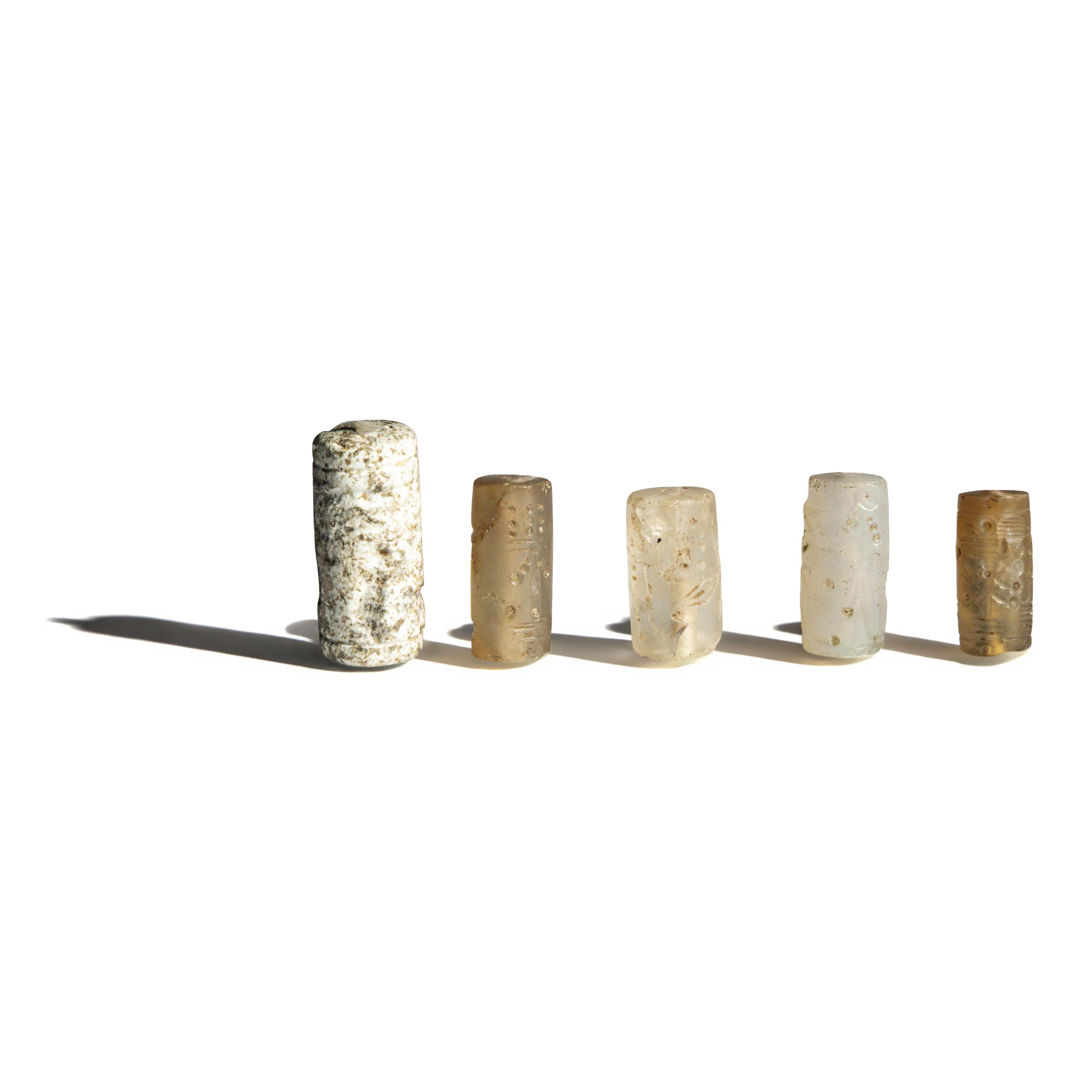 Five Neo-Assyrian Stone Cylinder Seals