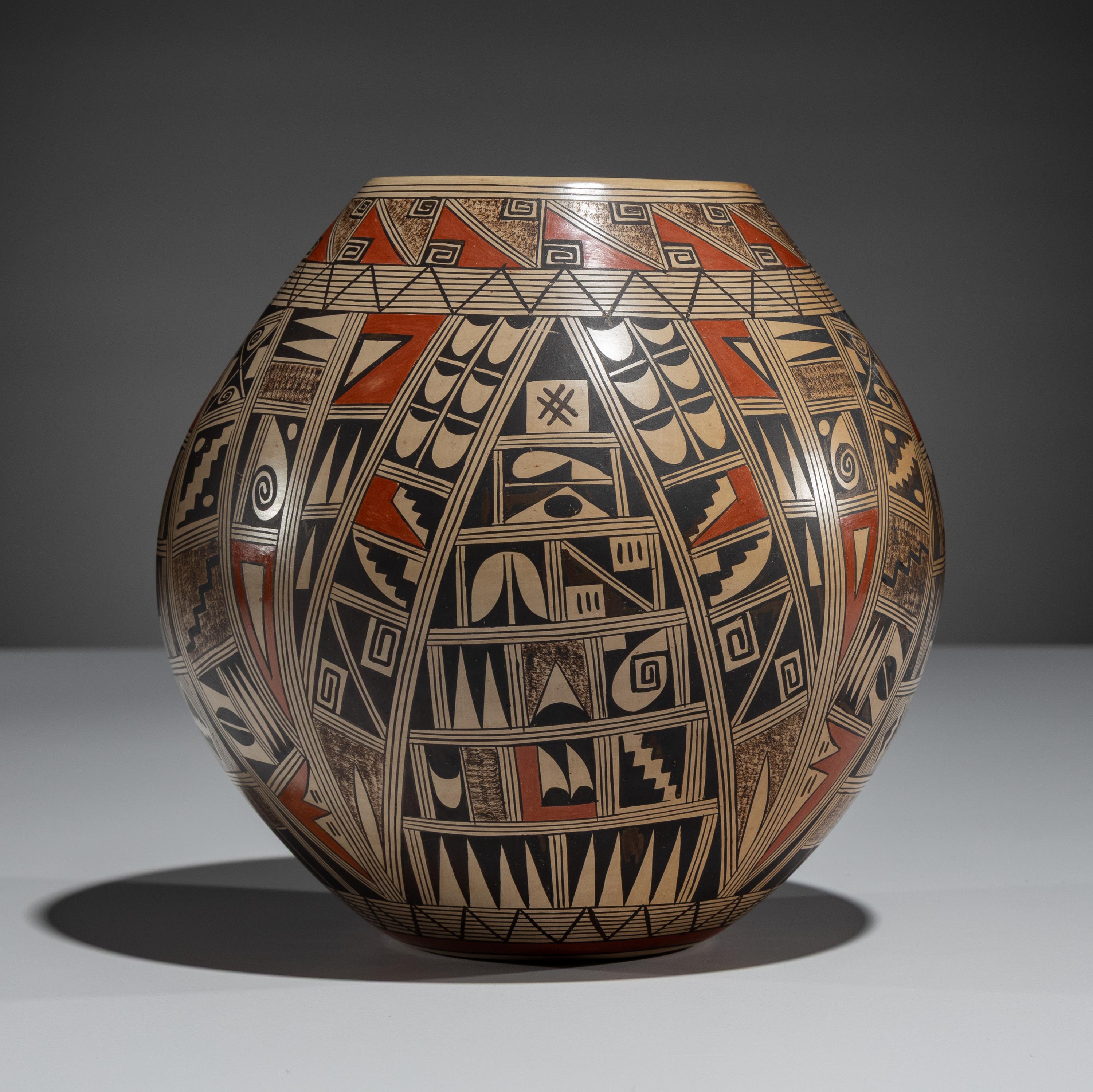 Polychrome Pottery Jar, Shard Design