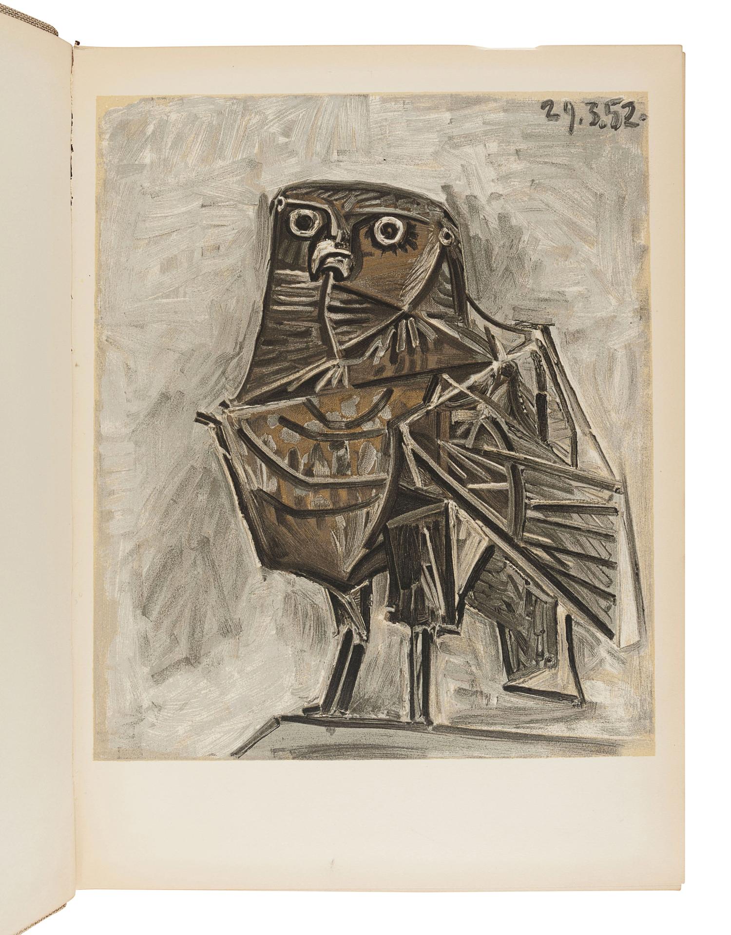 PICASSO, Pablo (1881-1973). -- ROY, Claude. La Guerre et la Paix. Paris: Éditions Cercle D’art, 1954.