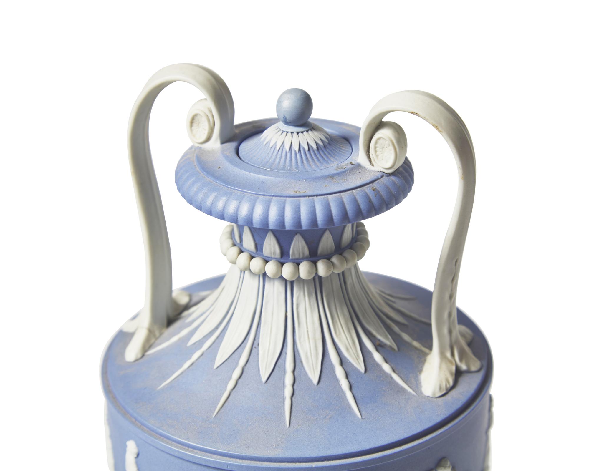 A Wedgwood Jasperware Covered Urn