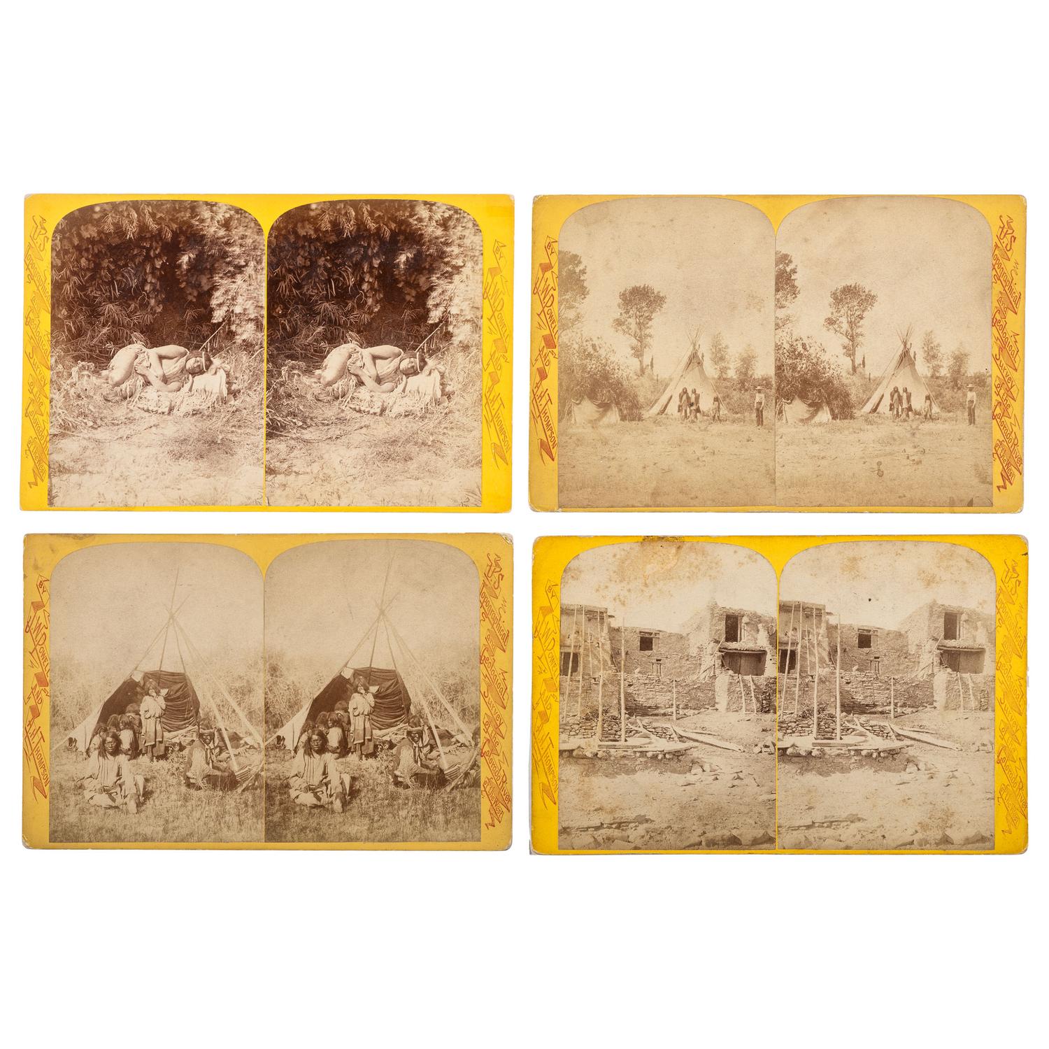[WESTERN AMERICANA]. HILLERS, John Karl (1843-1925) & BEAMAN, Elias Ocott (active 1870s), photographers. A set of 55 Powell Survey stereoviews from the series Indians of the Colorado Valley . Various publishers, ca 1874.