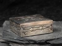 Navajo Silver Jewelry Box
