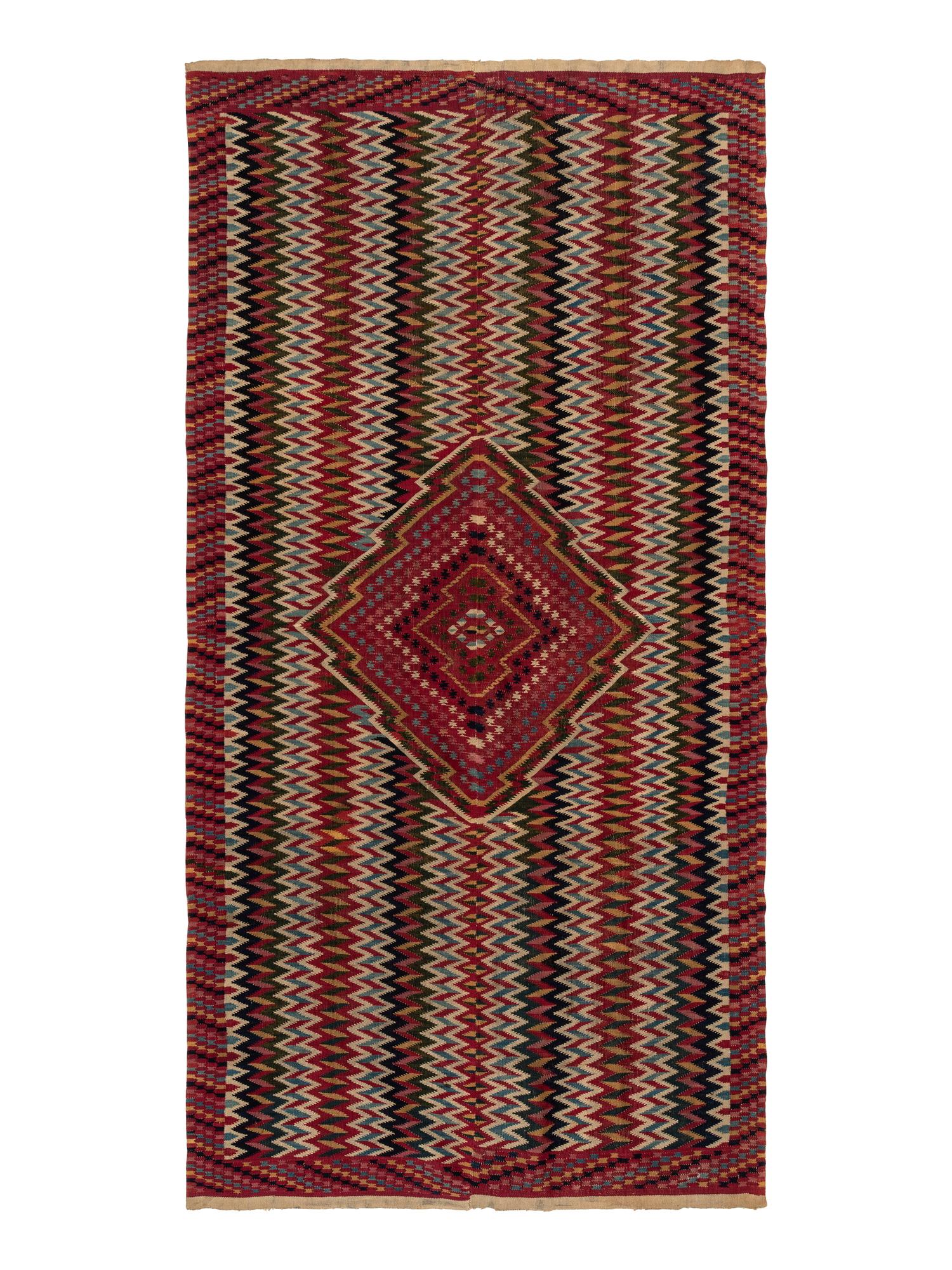 Mexican Late Classic Saltillo Serape