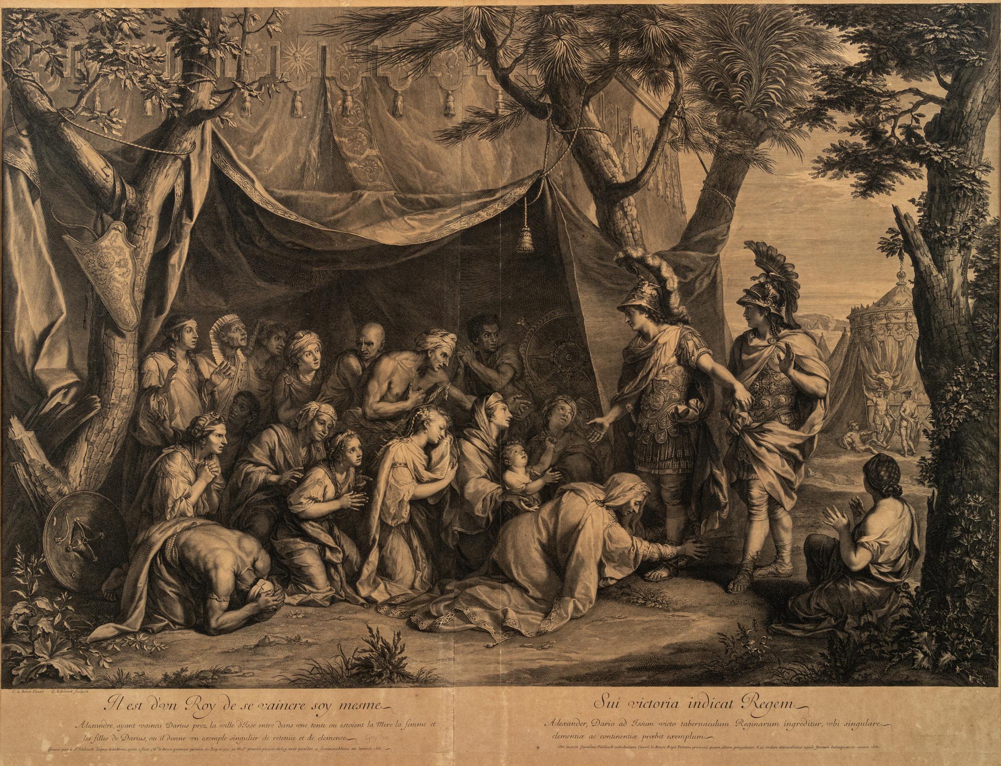 Gérard Audran (French, 1640-1703) and Gérard Edelinck (Dutch, 1640-1707), after Charles le Brun (French, 1619-1690)