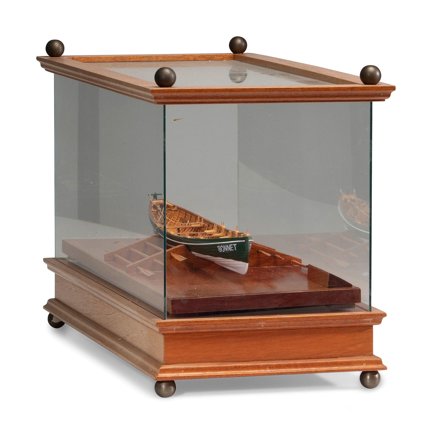 A Painted Wood Model of the Pilot Gig "Bonnet"