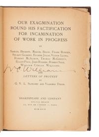 [Literature] Joyce, James, and Samuel Beckett, and William Carlos Williams, et al. Our Exagmination round his Factification for Incamination of Work in Progress