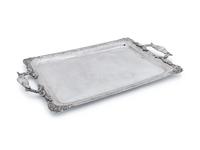 A Nicholas I Russian Silver Serving Tray