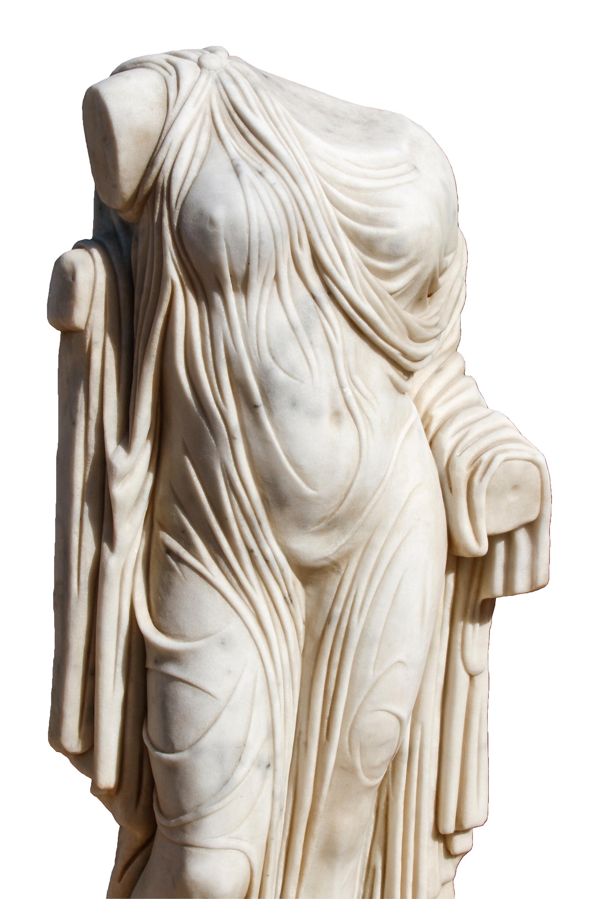 An Italian Marble Torso of a Woman